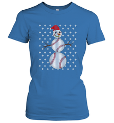 UGLY CHRISTMAS Baseball Snowman Holiday Santa Funny Men Gift Women's T-Shirt Women's T-Shirt - FordPhuMy