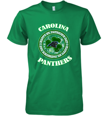 NFL Carolina Panthers Logo Happy St Patrick's Day Men's Premium T-Shirt Men's Premium T-Shirt - FordPhuMy