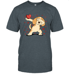 Dog Dabbing Heart For Valentine's Day Art Graphics Gift Men's T-Shirt Men's T-Shirt - FordPhuMy