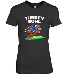 Cool Turkey Bowl _ Funny Thanksgiving Football Player Gift Women's Premium T-Shirt