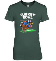 Cool Turkey Bowl _ Funny Thanksgiving Football Player Gift Women's Premium T-Shirt Women's Premium T-Shirt - FordPhuMy