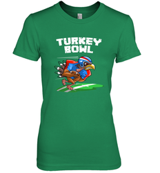 Cool Turkey Bowl _ Funny Thanksgiving Football Player Gift Women's Premium T-Shirt