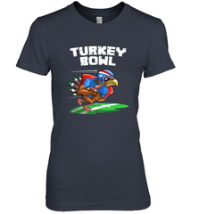 Cool Turkey Bowl _ Funny Thanksgiving Football Player Gift Women's Premium T-Shirt Women's Premium T-Shirt - FordPhuMy