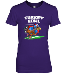 Cool Turkey Bowl _ Funny Thanksgiving Football Player Gift Women's Premium T-Shirt Women's Premium T-Shirt - FordPhuMy