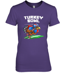Cool Turkey Bowl _ Funny Thanksgiving Football Player Gift Women's Premium T-Shirt Women's Premium T-Shirt - FordPhuMy