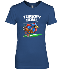 Cool Turkey Bowl _ Funny Thanksgiving Football Player Gift Women's Premium T-Shirt Women's Premium T-Shirt - FordPhuMy