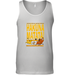 Disney Lion King Classic Hakuna Crew Men Cotton Tank Top