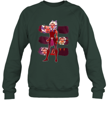 Star Wars Forces of Destiny Ahsoka Panels Crewneck Sweatshirt Crewneck Sweatshirt - FordPhuMy