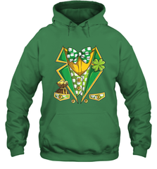 Leprechaun Costume Boys Kids St Patricks Hooded Sweatshirt Hooded Sweatshirt - FordPhuMy