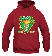 Leprechaun Costume Boys Kids St Patricks Hooded Sweatshirt Hooded Sweatshirt - FordPhuMy