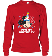 Disney Mickey Mouse It�s My Birthday Long Sleeve T-Shirt Long Sleeve T-Shirt - FordPhuMy