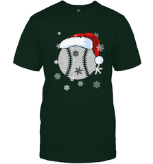 Baseball Ball Christmas Santa Hat Snowflakes Gift  Baseball Men's T-Shirt Men's T-Shirt - FordPhuMy
