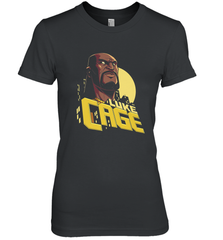 Marvel The Defenders Luke Cage Profile Women's Premium T-Shirt Women's Premium T-Shirt - FordPhuMy