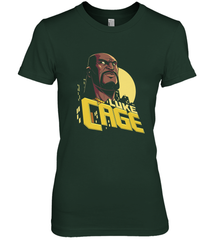 Marvel The Defenders Luke Cage Profile Women's Premium T-Shirt Women's Premium T-Shirt - FordPhuMy