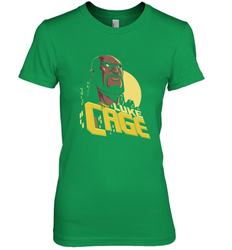 Marvel The Defenders Luke Cage Profile Women's Premium T-Shirt