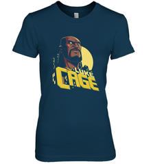 Marvel The Defenders Luke Cage Profile Women's Premium T-Shirt Women's Premium T-Shirt - FordPhuMy