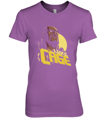 Marvel The Defenders Luke Cage Profile Women's Premium T-Shirt Women's Premium T-Shirt - FordPhuMy