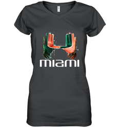 Miami Hurricanes Limited Edition Women's V-Neck T-Shirt