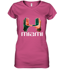 Miami Hurricanes Limited Edition Women's V-Neck T-Shirt Women's V-Neck T-Shirt - FordPhuMy