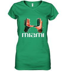 Miami Hurricanes Limited Edition Women's V-Neck T-Shirt Women's V-Neck T-Shirt - FordPhuMy