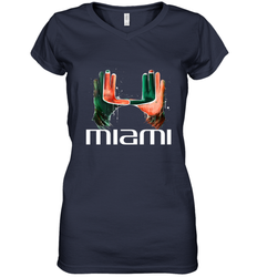 Miami Hurricanes Limited Edition Women's V-Neck T-Shirt