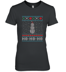 Christmas Baseball Snowman Ugly Christmas Xmas Women's Premium T-Shirt