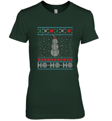Christmas Baseball Snowman Ugly Christmas Xmas Women's Premium T-Shirt Women's Premium T-Shirt - FordPhuMy