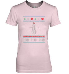 Christmas Baseball Snowman Ugly Christmas Xmas Women's Premium T-Shirt Women's Premium T-Shirt - FordPhuMy