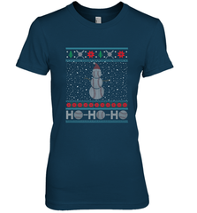 Christmas Baseball Snowman Ugly Christmas Xmas Women's Premium T-Shirt Women's Premium T-Shirt - FordPhuMy