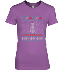 Christmas Baseball Snowman Ugly Christmas Xmas Women's Premium T-Shirt Women's Premium T-Shirt - FordPhuMy