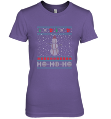 Christmas Baseball Snowman Ugly Christmas Xmas Women's Premium T-Shirt Women's Premium T-Shirt - FordPhuMy