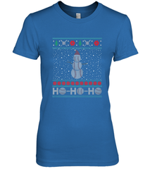 Christmas Baseball Snowman Ugly Christmas Xmas Women's Premium T-Shirt Women's Premium T-Shirt - FordPhuMy