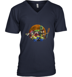 Disney Pixar Toy Story Halloween Moon Group Men's V-Neck