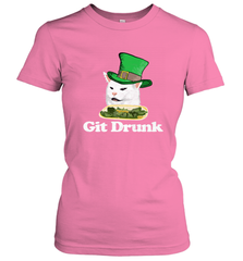 Git Drunk Funny Arguing Cat Meme St Patricks Day Women's T-Shirt Women's T-Shirt - FordPhuMy
