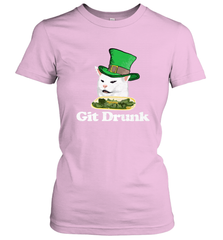 Git Drunk Funny Arguing Cat Meme St Patricks Day Women's T-Shirt Women's T-Shirt - FordPhuMy