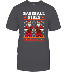 Baseball Vibes Christmas Baseball Player Santa Gift Holiday Men's T-Shirt Men's T-Shirt - FordPhuMy