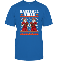 Baseball Vibes Christmas Baseball Player Santa Gift Holiday Men's T-Shirt Men's T-Shirt - FordPhuMy