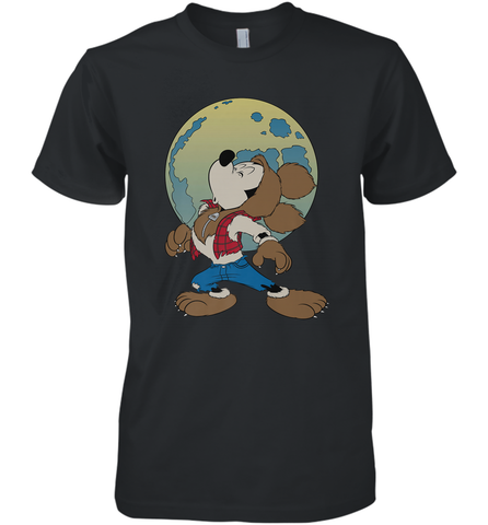 Disney Mickey Mouse Werewolf Halloween Costume Men's Premium T-Shirt Men's Premium T-Shirt / Black / XS Men's Premium T-Shirt - FordPhuMy