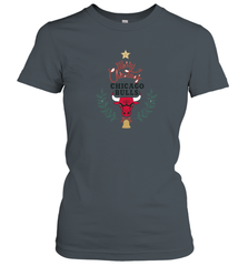 NBA Chicago Bulls Logo merry Christmas gilf Women's T-Shirt Women's T-Shirt - FordPhuMy