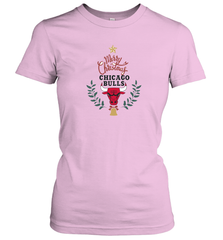 NBA Chicago Bulls Logo merry Christmas gilf Women's T-Shirt Women's T-Shirt - FordPhuMy