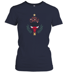 NBA Chicago Bulls Logo merry Christmas gilf Women's T-Shirt Women's T-Shirt - FordPhuMy