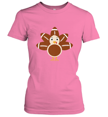 Funny Football Turkey Fall Thanksgiving Football Women's T-Shirt Women's T-Shirt - FordPhuMy