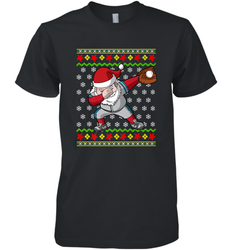 Christmas Dabbing Santa Baseball Gift Men's Premium T-Shirt