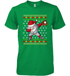 Christmas Dabbing Santa Baseball Gift Men's Premium T-Shirt