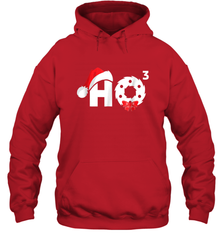 Santa HO HO3 Cubed Funny Christmas Hooded Sweatshirt Hooded Sweatshirt - FordPhuMy