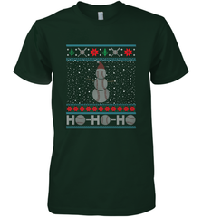 Christmas Baseball Snowman Ugly Christmas Xmas Men's Premium T-Shirt Men's Premium T-Shirt - FordPhuMy