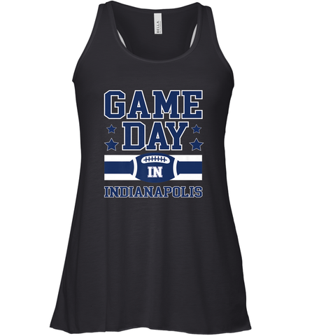 NFL Indianapolis Game Day Football Home Team Women's Racerback Tank Women's Racerback Tank / Black / XS Women's Racerback Tank - FordPhuMy