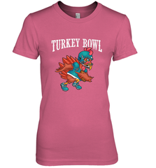 Cool Turkey Bowl _ Funny Thanksgiving Football Player Women's Premium T-Shirt Women's Premium T-Shirt - FordPhuMy