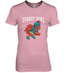 Cool Turkey Bowl _ Funny Thanksgiving Football Player Women's Premium T-Shirt Women's Premium T-Shirt - FordPhuMy