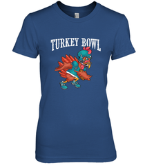 Cool Turkey Bowl _ Funny Thanksgiving Football Player Women's Premium T-Shirt Women's Premium T-Shirt - FordPhuMy